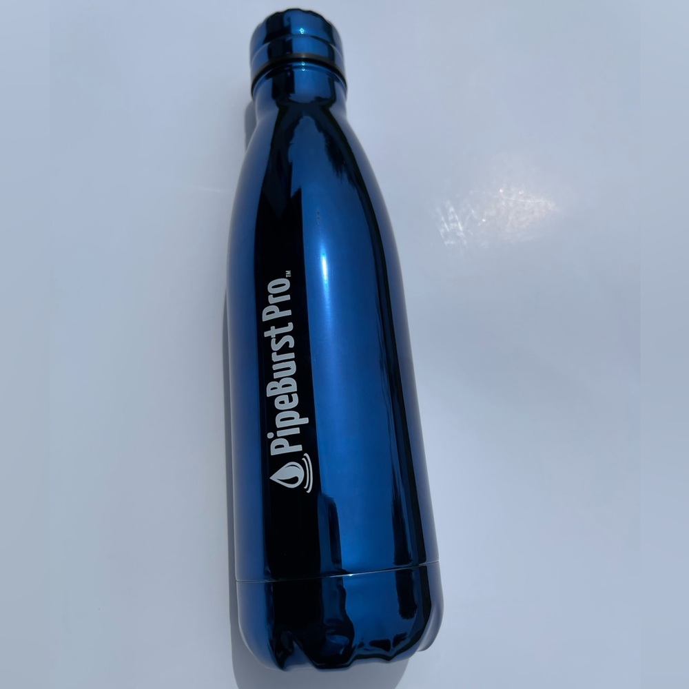 Glossy Blue Water Bottle